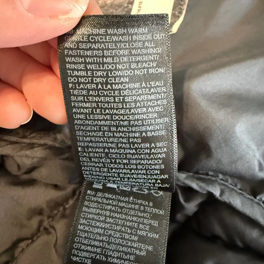 The North Face holes size blemishes